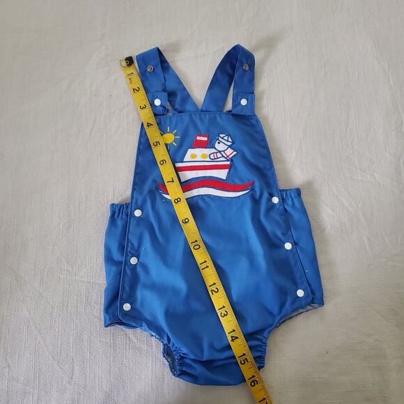 Vintage Ship Sunsuit 6-9 months - Picture 3 of 5